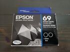 Genuine Epson 69 Black Ink Cartridges Twin Pack T069120-D2 Dated 2023+ T