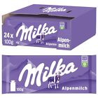 Milka Alpenmilch Chocolate Bar 3.5 Ounce (Pack of 24) EXP.10.10.2024