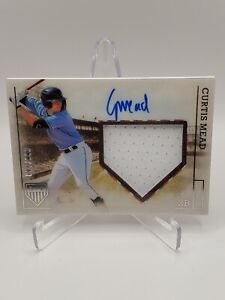 New Listing2023 Americas Pastime Curtis Mead Patch Auto On Card /100 Rays