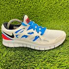 Nike Free Run 2 Mens Size 8 White Athletic Running Shoes Sneakers DX1794-100