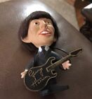 BEATLES GEORGE HARRISON HARD BODY REMCO SELTAEB DOLL 1964 WITH INSTRUMENT NICE!
