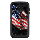Skins Decals for Otterbox Defender Samsung Galaxy S7 Edge Case / American Flag