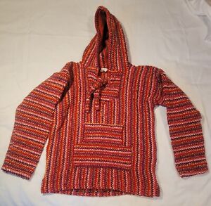 Pancho Hoodie/Pullover...Baja...Size Small Teen/Adult..Stay Warm All Year Round!