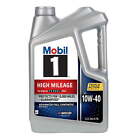 Mobil 1 High Mileage Full Synthetic Motor Oil 10W-40, 5 Quart Mobil 1 Motor Oil