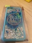 Claire’s  iPhone 6,7,8. Volleyball Theme Case. Blue Glitter. Girls Volleyball