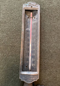 RARE Antique Vintage Taylor Thermometer Rochester NY Brass 30-230 Tycos Working