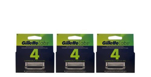 Gillette Labs 12 Cartridges Refill Fits All Gillette Labs Razors
