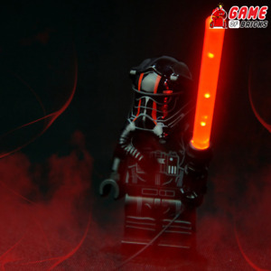 Game of Bricks LED Lightsaber for LEGO® Star Wars Minifigures (Red Color)