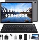 Android 12 Tablet, 10in, Wi-Fi, 8 Core, 4GB RAM, 64GB ROM, 8000mah BUNDLE
