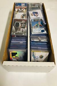 LOT OF NEW & OLD FOOTBALL JERSEY & AUTOGRAPH CARDS