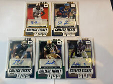2021 Contenders Football Draft Picks College Ticket Auto 5 Card Lot RC Invest!