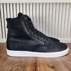 Supra Black Wolf Fashion Sneakers Men's 9.5 Skater Style Designer High Top Shoes