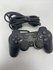 New ListingSony Playstation 2 OEM Analog Wired Controller SCPH-10010 PS2 Dualshock 2 Black