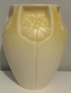 Vintage Rookwood 1932 White Floral Vase- 2380 Mark