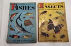 Vintage A Golden Nature Guide 2-Book Lot: Fishes & Insects A1