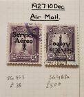 Peru Air Mail 1927 Inverted Overprinted Used