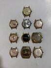 Vintage Lot of 10 Wind-up Men's Watches, Don't Run (5-#146)