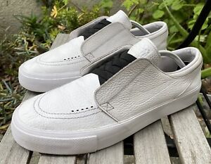 Nike SB Zoom Janoski HT Slip On Men’s Size 11 White Black Skate Shoe AH3369 100