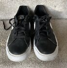 Womens Nike Royal Court Black Leather Shoes Size 8.  Excellent condition.