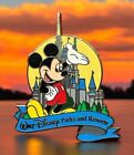 New ListingWalt Disney - Parks and Resorts Pin - Mickey & Cinderella Castle (2010)