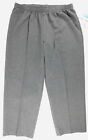 CD Daniels Women's Stretch Pants Elastic Waist Pull On Gray Size 2X Short NWT