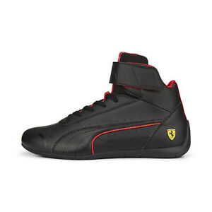 PUMA Men's Scuderia Ferrari Neo Cat Mid Top Motorsport Shoes
