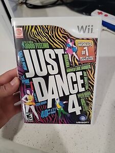 Just Dance 4 - Nintendo Wii - Video Game With Manual