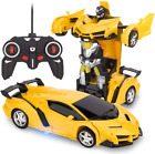 Carro Auto a Control Remoto Para Niños Transformer Convertible En Robot 2 En 1