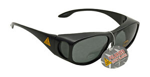 Polarized Safety Sport Sun Glasses - Eye Protection - Black Sunglasses
