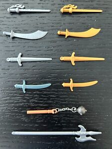 Playmobil Swords Sabers Morning Star Axe Weapons Lot Medieval Knights & Pirates