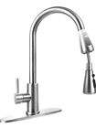 Stainless Steel 304 Kitchen Sink Faucet with Pull down Spray Outdoor RV Kitchen