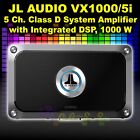 JL AUDIO VX1000/5i 5 CHANNEL CLASS D SYSTEM AMPLIFIER WITH INTEGRATED DSP 1000 W