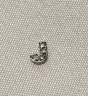 Floating Charm Initial “J” With Rhinestones For Glass Locket