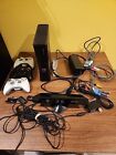 original xbox 360 console, controllers + Kinect Lot with cables