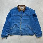 Vintage 70s Wrangler Sherpa Lined Denim Work Jacket