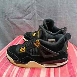 Nike Air Jordan 4 Retro Royalty Men Sz 12 308497-032 Black READ