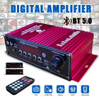 400W HiFi bluetooth 5.0 Power Amplifier Home Stereo Receiver Audio FM 2 Channel