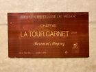 1 Rare Wine Wood Panel Château La Tour Carnet Vintage CRATE BOX SIDE 3/24 636
