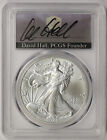 2023 American Silver Eagle $1 MS 70 PCGS First Day of Issue David Hall