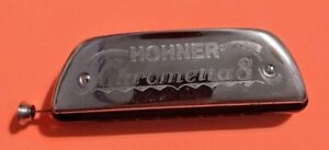 Hohner Vintage Chrometta 8 Harmonica Nr. 250 C W/Case Made In Germany Great Cond
