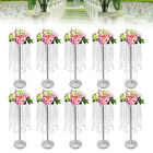10Pcs 55cm Tall Crystal Flower Stand Centerpieces Vase Wedding Party Decor