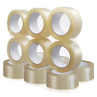 12 Rolls Carton Sealing Clear Packing Tape Box Shipping - 2 mil 2