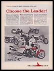 New Listing1963 Harley-Davidson Motorcycles *Choose the Leader* vintage Motorcycle AD