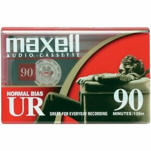 Maxell UR-90 Normal-Bias Cassette Tapes (108510)