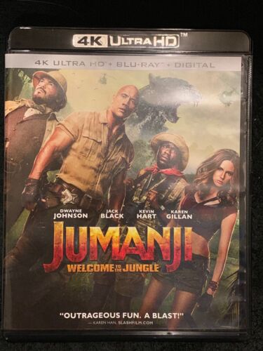 JUMANJI: WELCOME JUNGLE - 4K Ultra HD UHD disc only (No Blu-ray or Digital Copy)