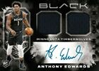 2020 Panini Black Rookie Patch Autograph - Anthony Edwards RC RPA Digital Card