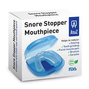 Anti Snore Mouthpiece Aid Stop Snoring Set Snore Stopper Device - Ships from USA