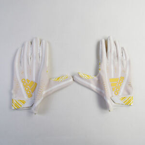 adidas Gloves - Receiver Men's White/Gold New with Tags