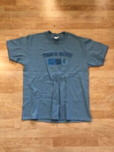Vintage 90s Don't Bonk Power Bar T Shirt Blue Large Made in USA