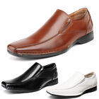 Men's Classic Square Toe Design Loafers Dress Oxford Formal Slip On Shoes